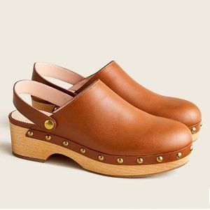 J. Crew Convertible leather clogs BA188